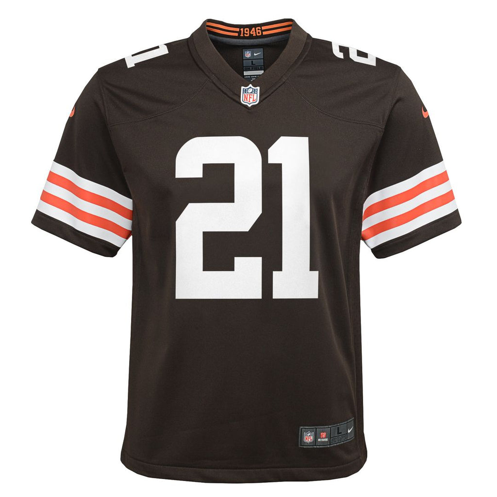 Denzel Ward Cleveland Browns Youth Game Jersey - Brown