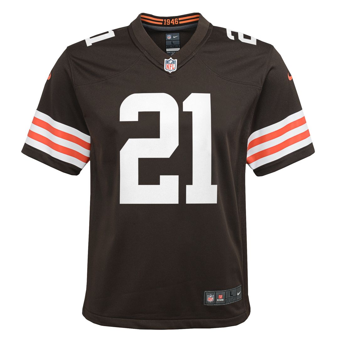 Denzel Ward Cleveland Browns Youth Game Jersey - Brown
