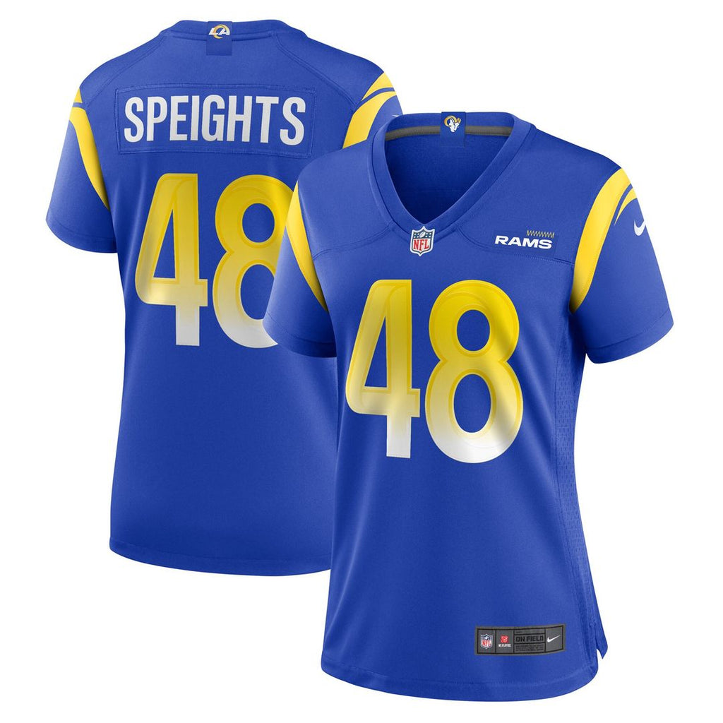 Omar Speights Los Angeles Rams Women's Game Jersey - Royal