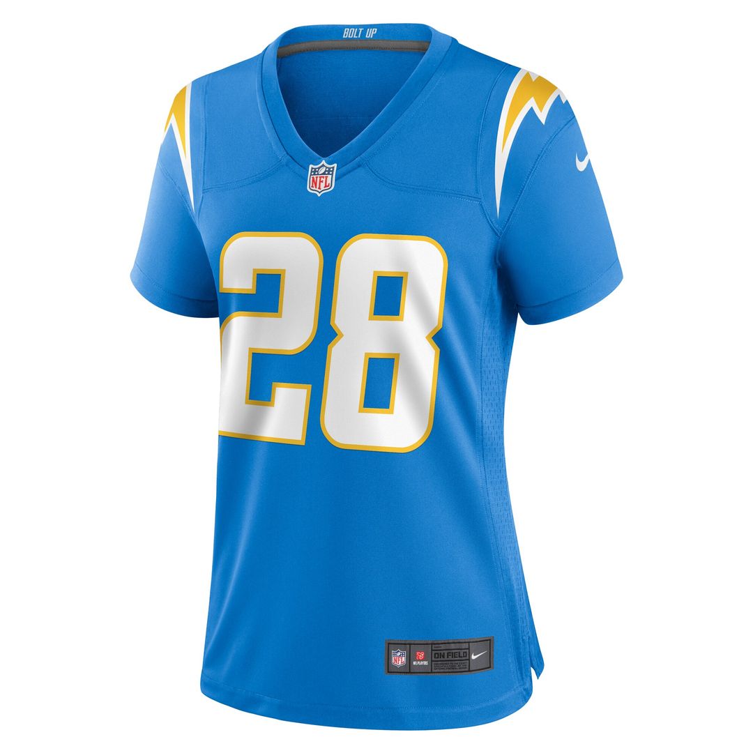 Hassan Haskins Los Angeles Chargers Women's Game Jersey - Powder Blue