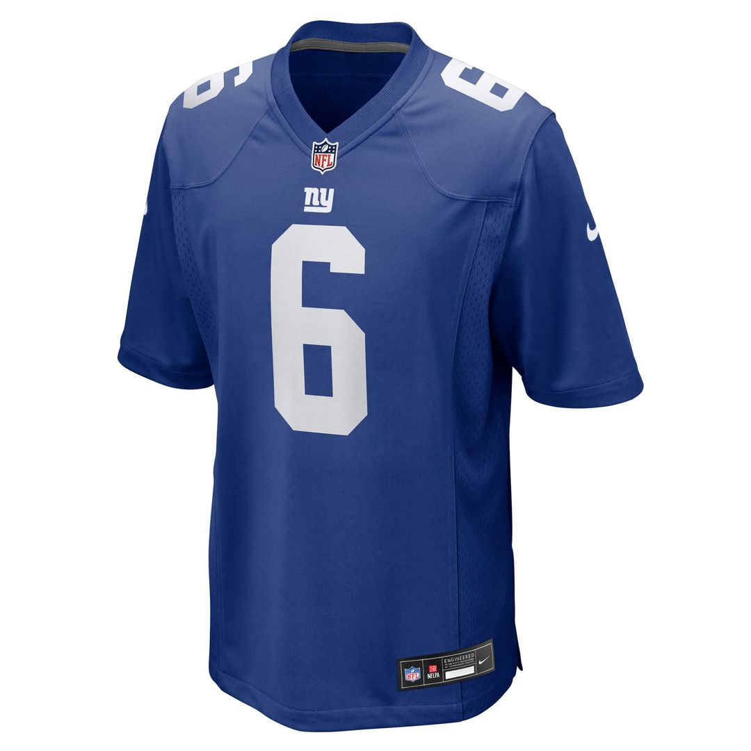 Jaxson Dart New York Giants Team Game Jersey - Royal