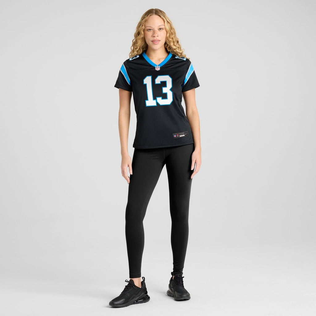 Hunter Renfrow Carolina Panthers Women's Team Game Jersey - Black