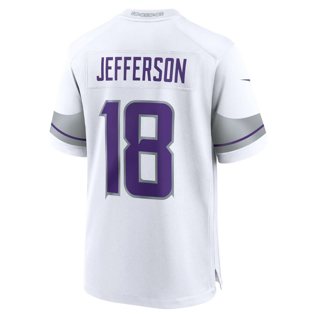 Justin Jefferson Minnesota Vikings Youth Game Jersey - White