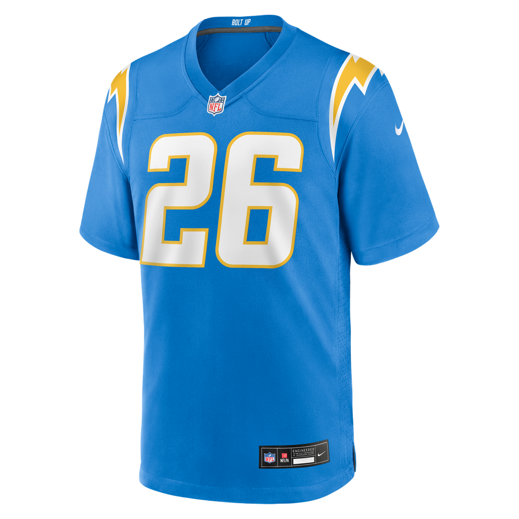 Asante Samuel Jr. Los Angeles Chargers Game Player Jersey - Powder Blue