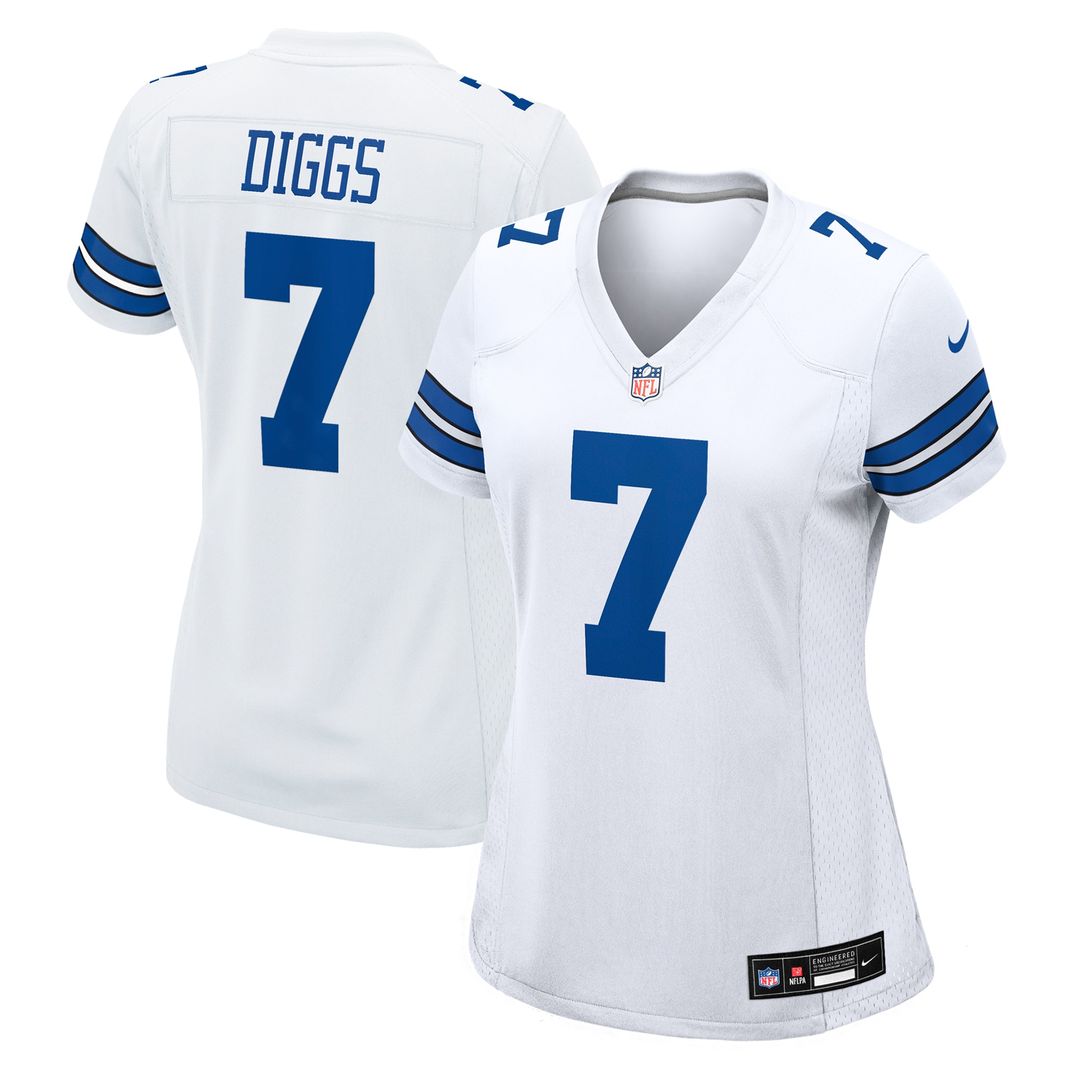 Trevon Diggs Dallas Cowboys Women's Game Jersey - White