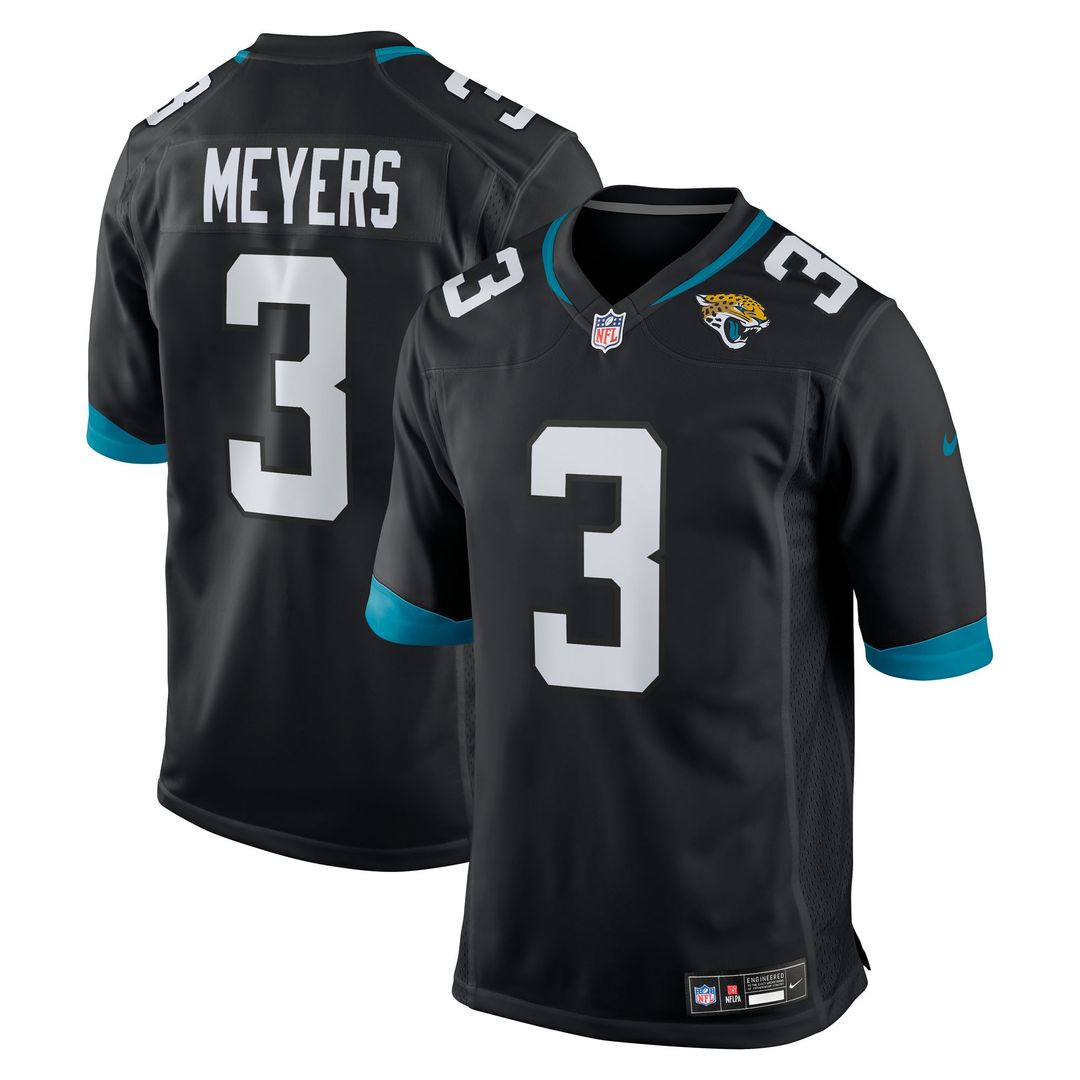 Jakobi Meyers Jacksonville Jaguars Alternate Game Jersey - Black
