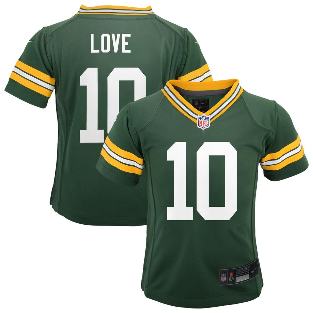 Love Green Bay Packers Infant Game Jersey - Green