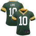 Love Green Bay Packers Infant Game Jersey - Green