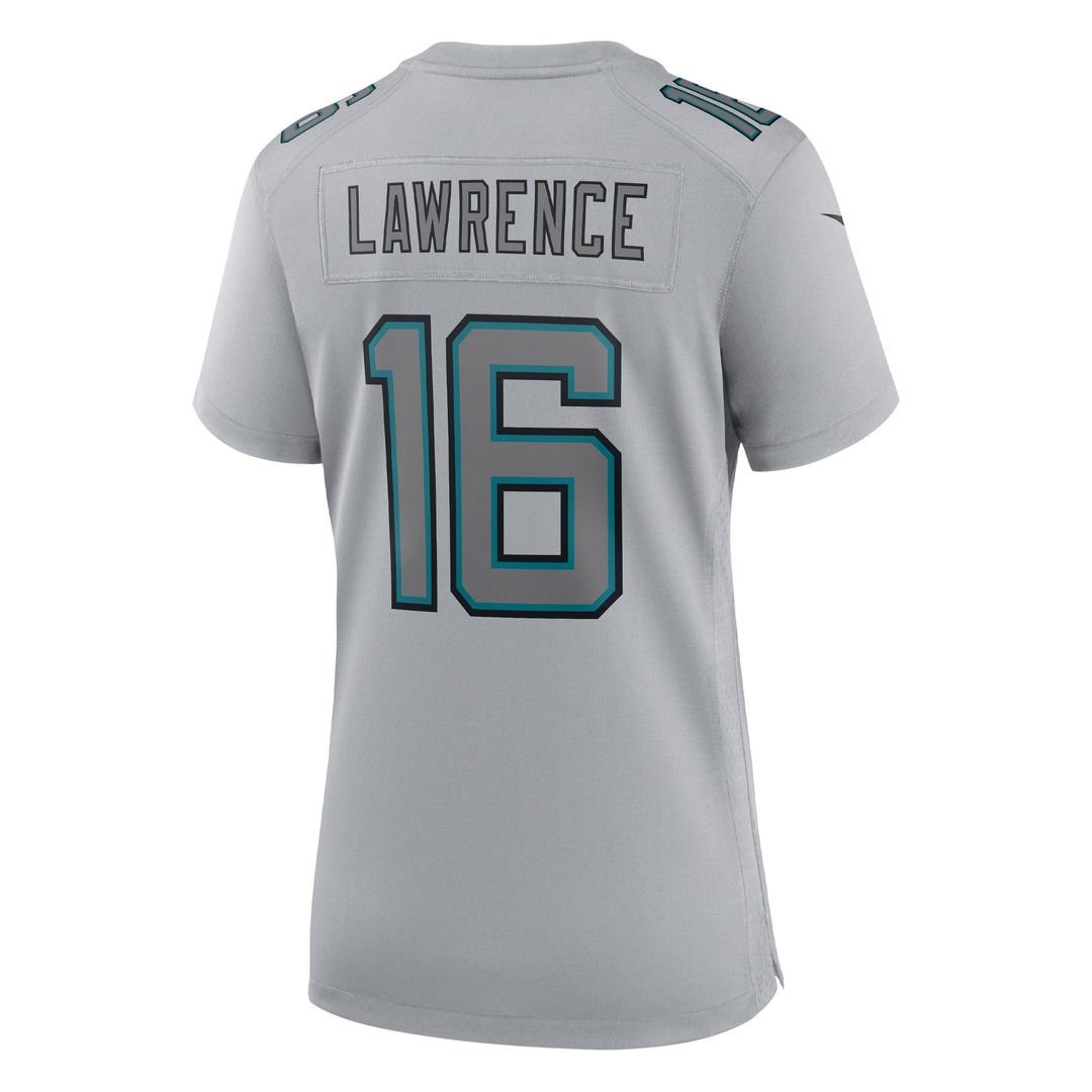 Trevor Lawrence Jacksonville Jaguars Women's Atmosphere Fashion Game Jersey - Gray