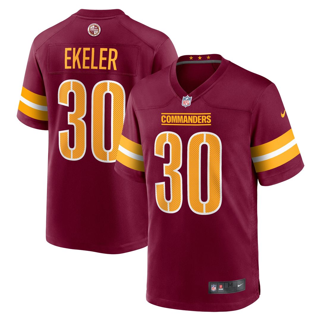 Austin Ekeler Washington Commanders Game Super Bowl Era Jersey - White