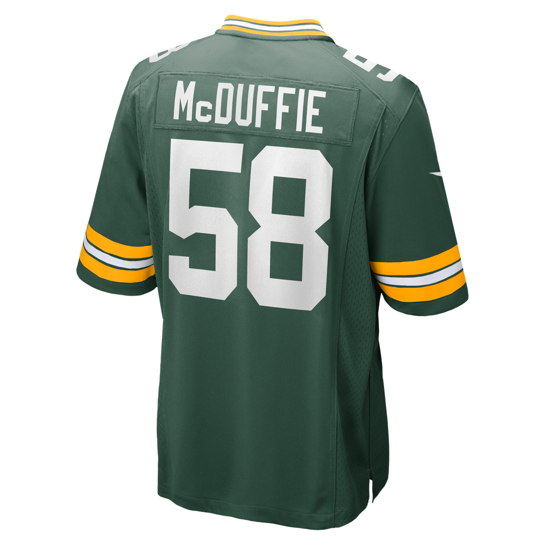 Isaiah McDuffie Green Bay Packers Game Jersey - Green