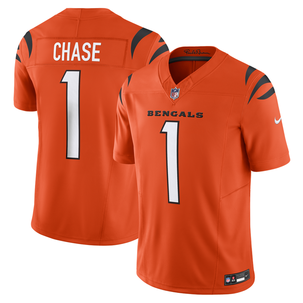 Ja'Marr Chase Cincinnati Bengals Vapor F.U.S.E. Limited Jersey - Orange