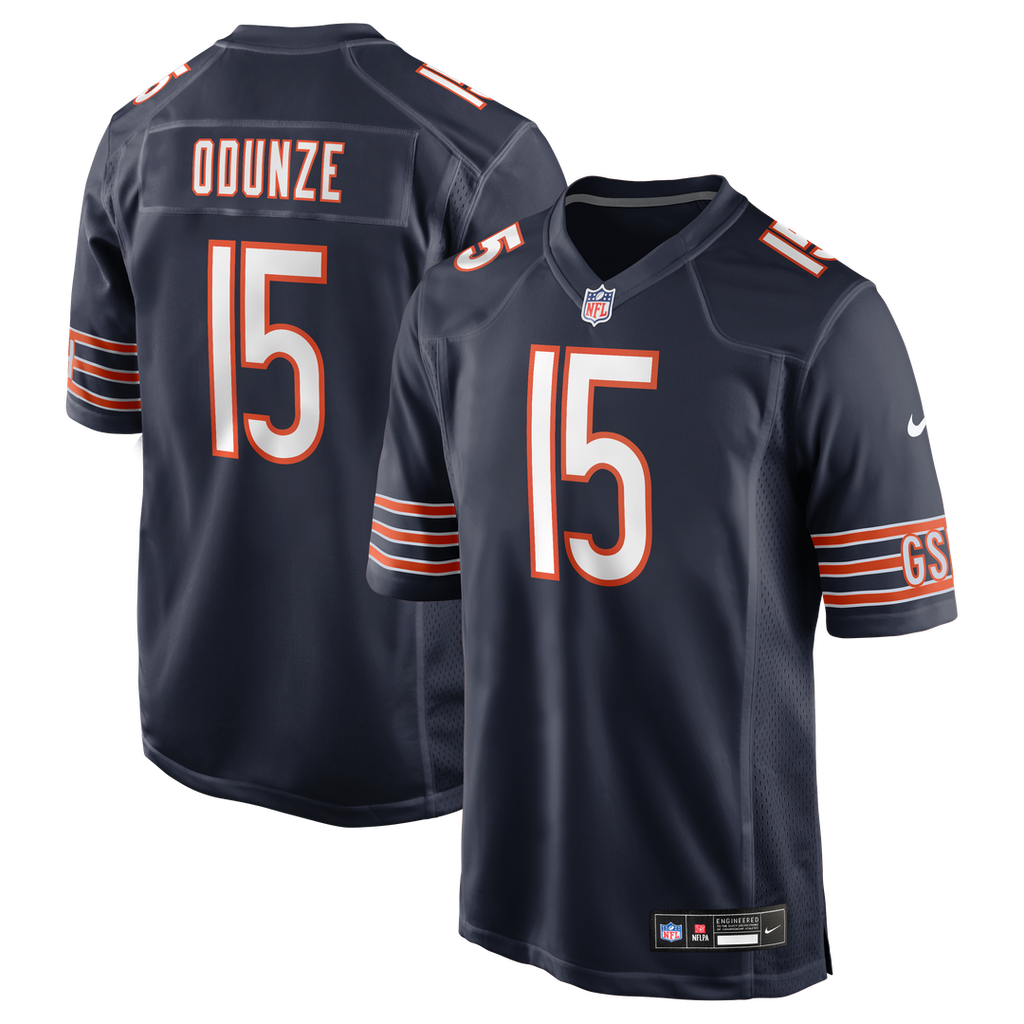 Rome Odunze Chicago Bears Nike  Player Game Jersey - Navy