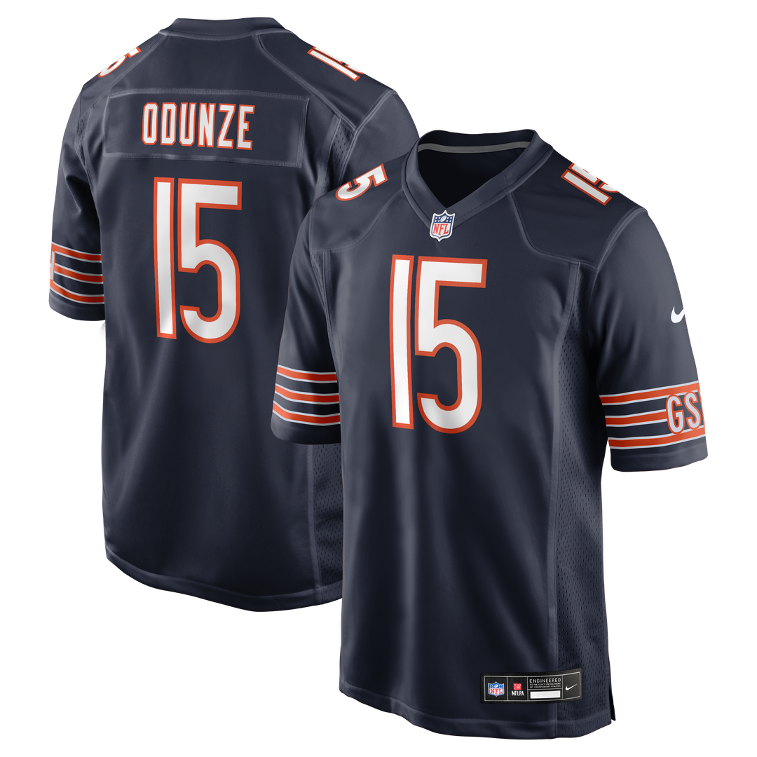 Rome Odunze Chicago Bears Nike  Player Game Jersey - Navy