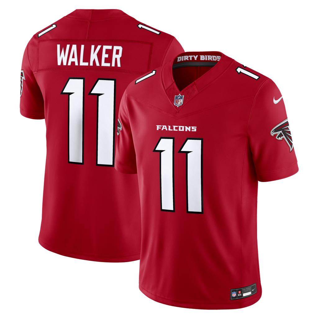 Jalon Walker Atlanta Falcons Vapor F.U.S.E. Stitched Limited Jersey - Red