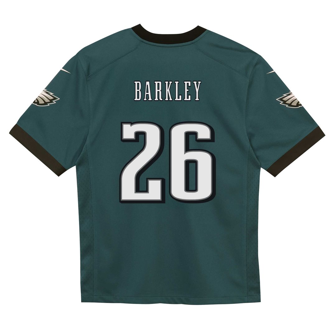 Saquon Barkley Philadelphia Eagles Preschool Team Game Jersey - Midnight Green