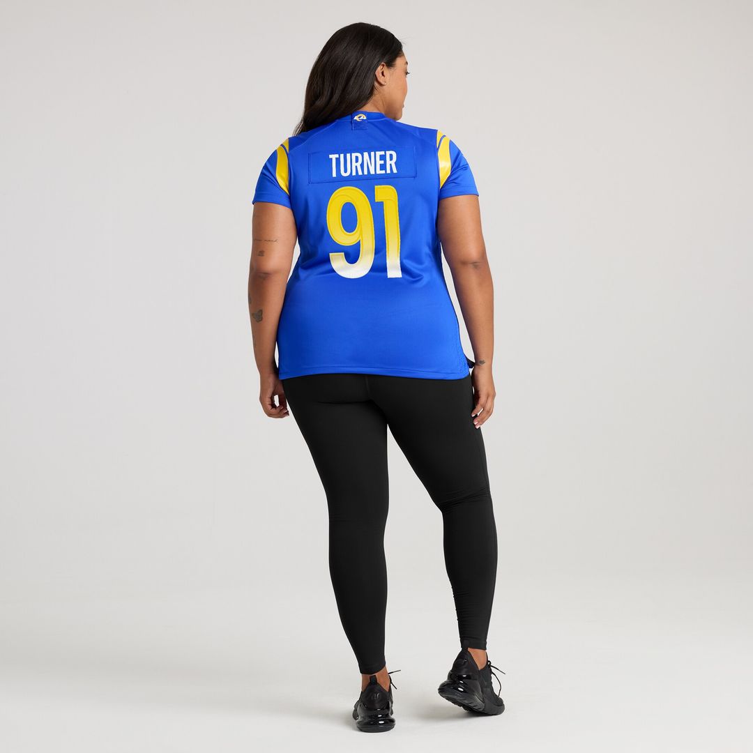 Kobie Turner Los Angeles Rams Women's Home Game Jersey - Royal