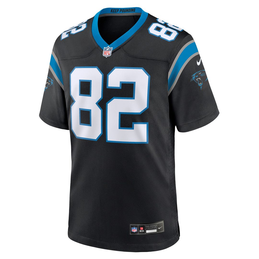 Tommy Tremble Carolina Panthers Team Game Jersey - Black