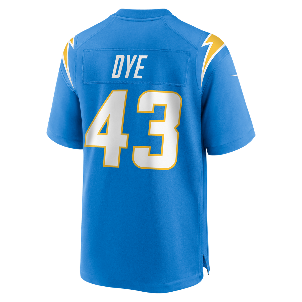 Troy Dye Los Angeles Chargers Game Jersey - Powder Blue