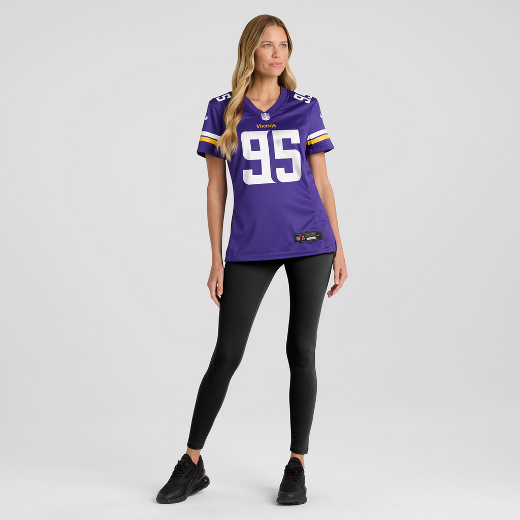 Caleb Banks Minnesota Vikings Women's Team Game Jersey - Purple