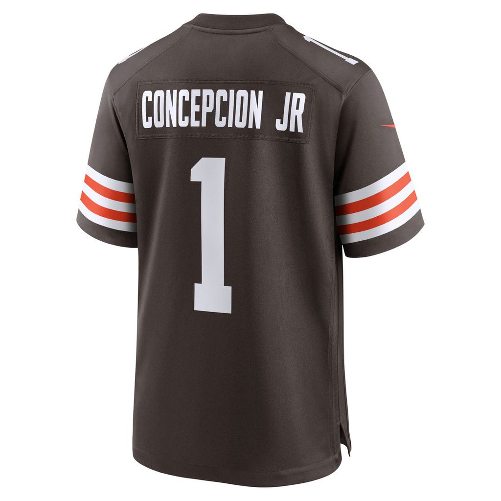 KC Concepcion Cleveland Browns 2026 Draft First Round Pick No. 24 Team Game Jersey - Brown