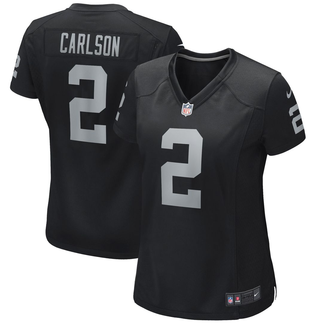 Daniel Carlson Las Vegas Raiders Women's Player Game Jersey - Black