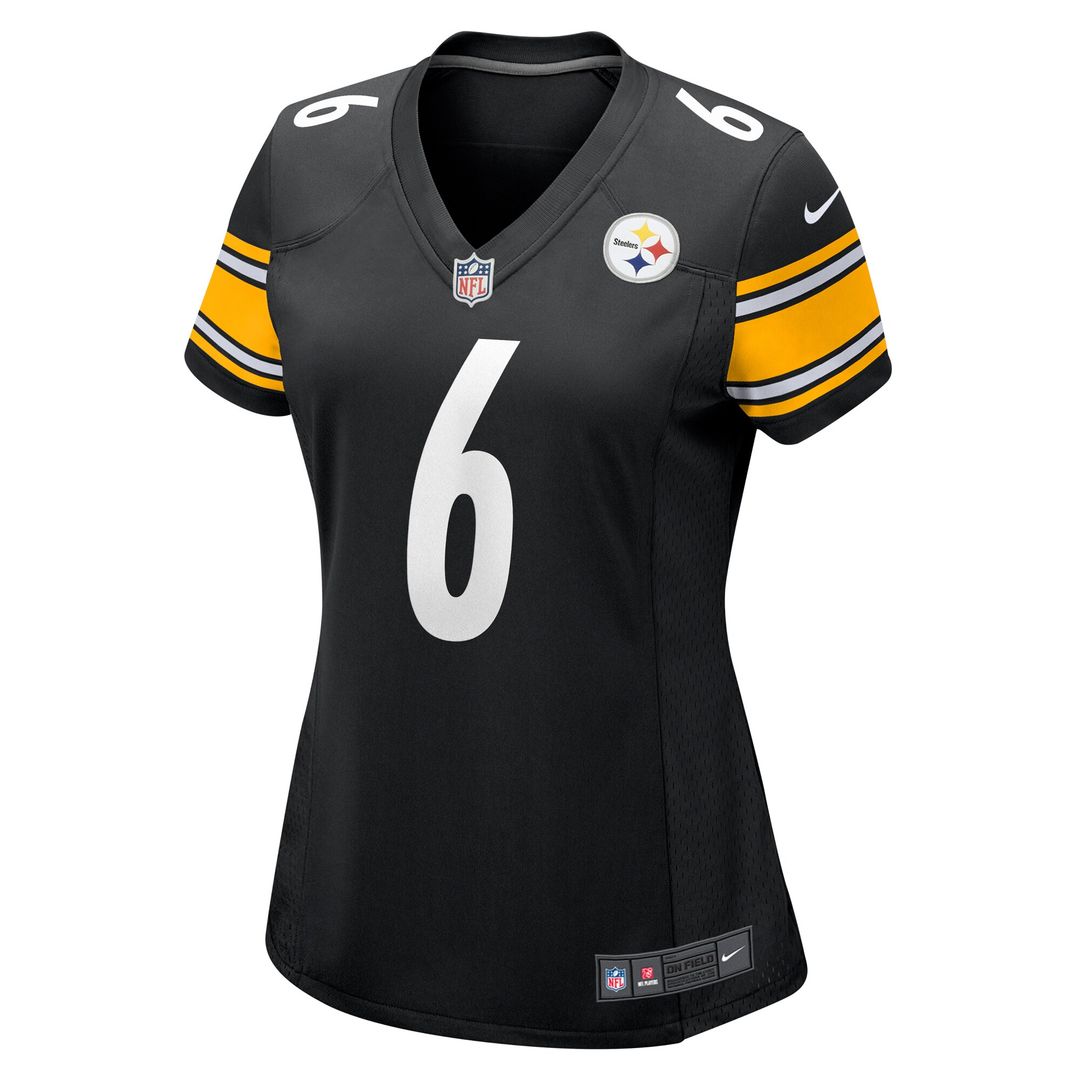 Patrick Queen Pittsburgh Steelers Women's Team Game Jersey - Black
