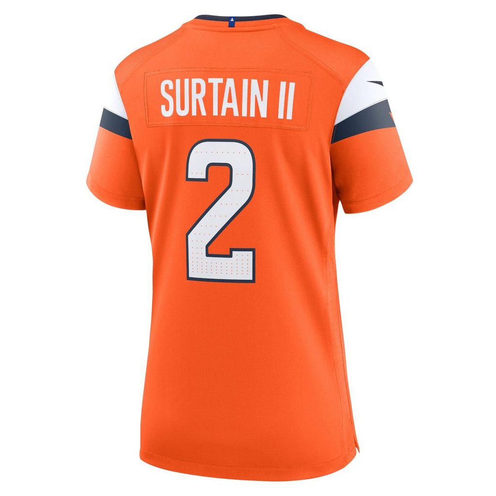 Patrick Surtain II Denver Broncos Women's Alternate Game Jersey - Navy