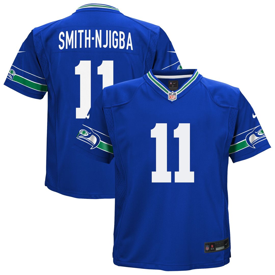 Jaxon Smith-Njigba Seattle Seahawks Toddler Alternate Game Jersey - Royal