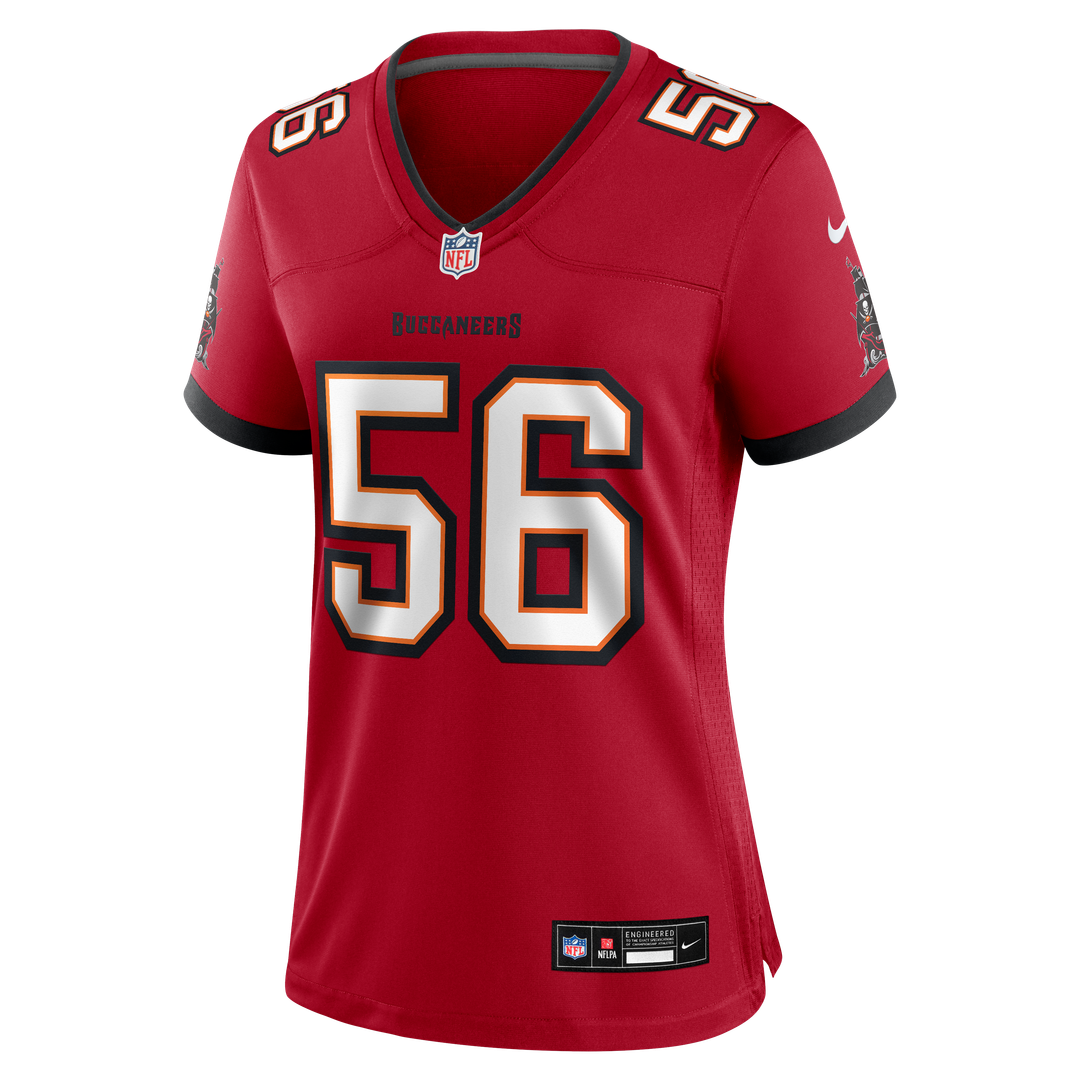 Benton Whitley Tampa Bay Buccaneers Women's Team Game Jersey - Red