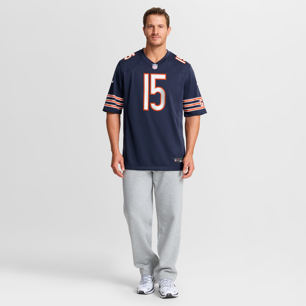 Rome Odunze Chicago Bears Player Game Jersey - Navy