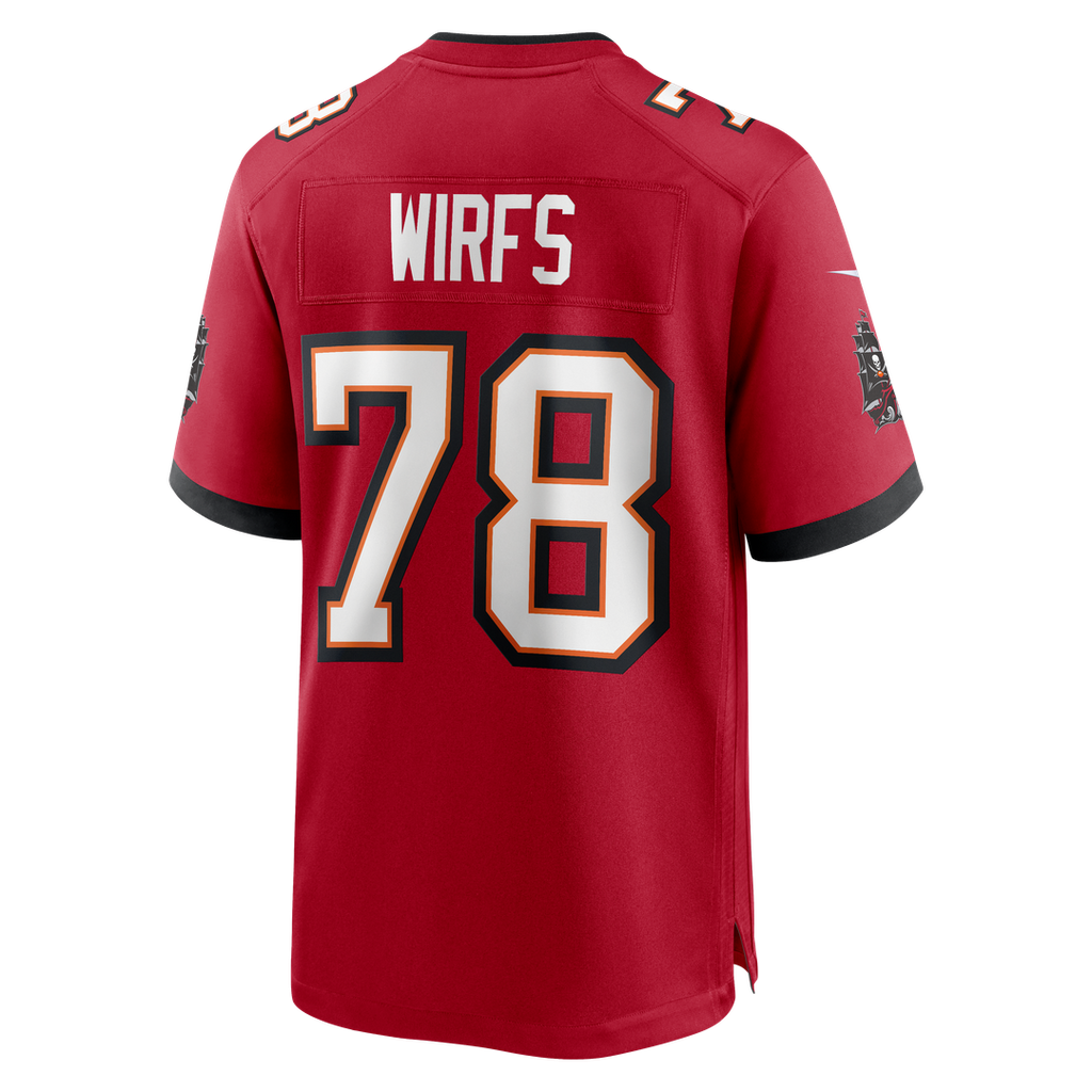 Tristan Wirfs Tampa Bay Buccaneers Player Game Jersey - Red