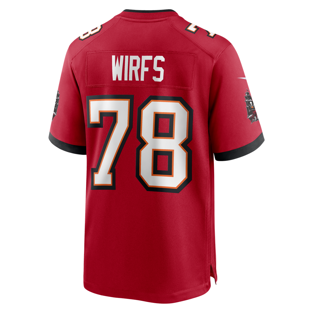 Tristan Wirfs Tampa Bay Buccaneers Player Game Jersey - Red