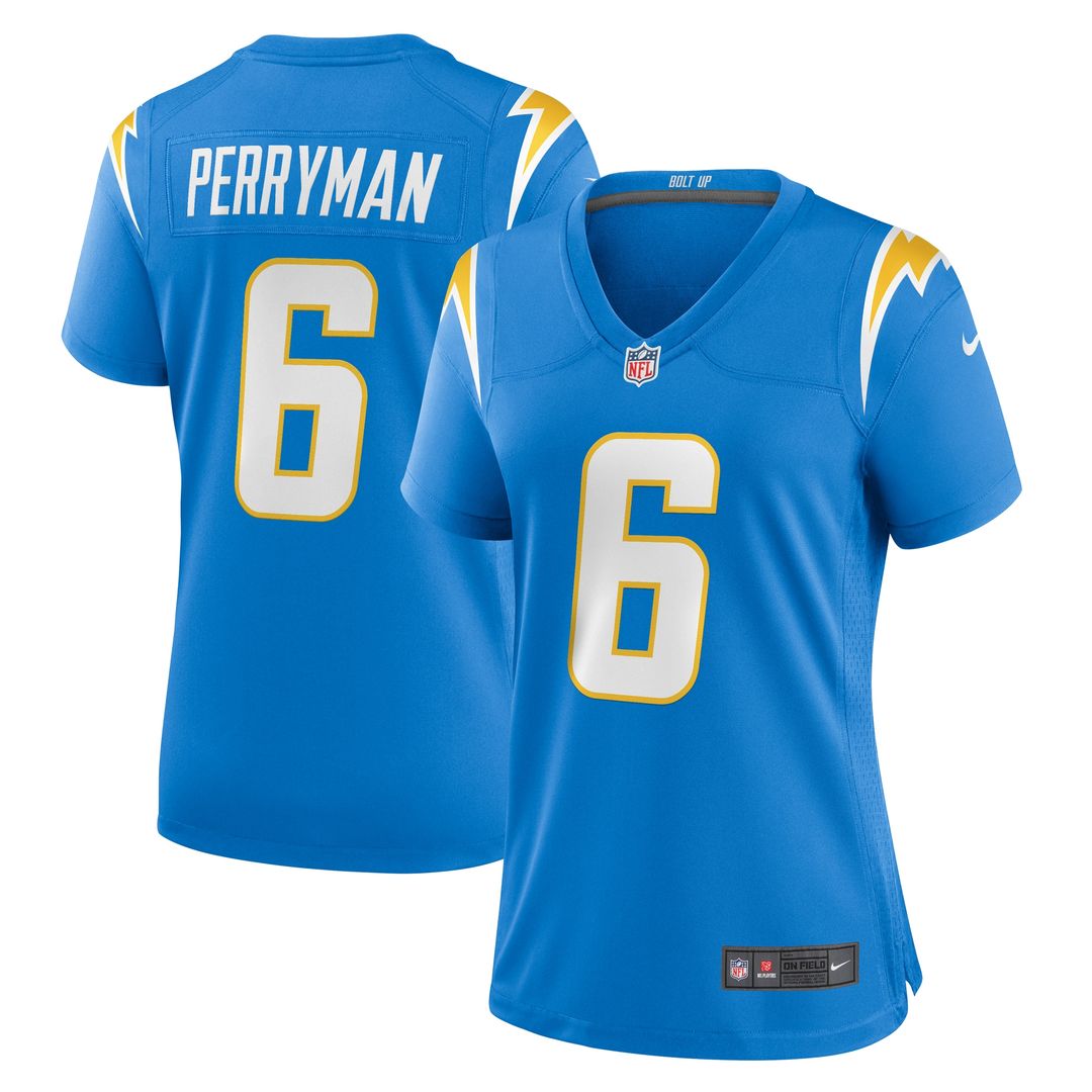 Denzel Perryman Los Angeles Chargers Women's Game Jersey - Powder Blue