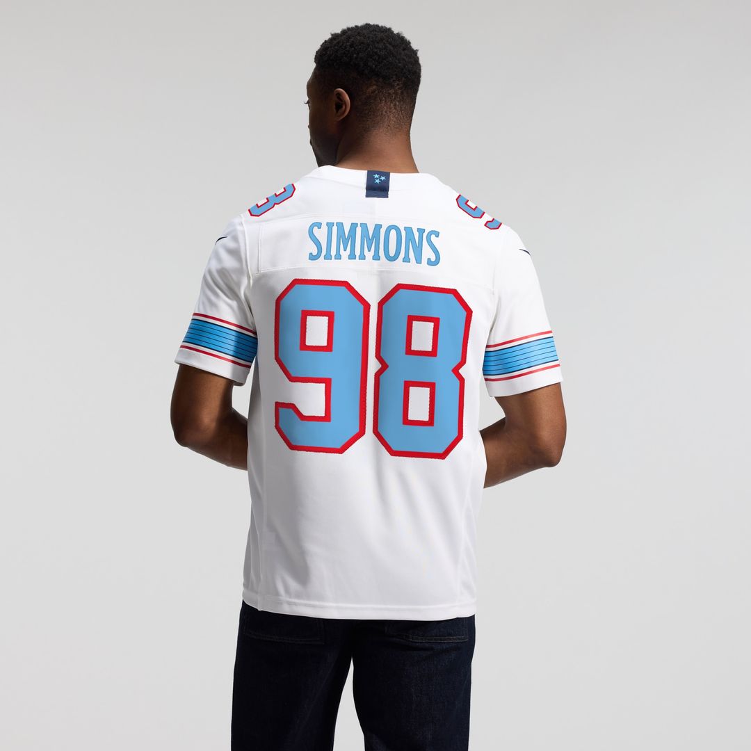 Jeffery Simmons Tennessee Titans Vapor F.U.S.E. Sewn Down Limited Jersey - Light Blue