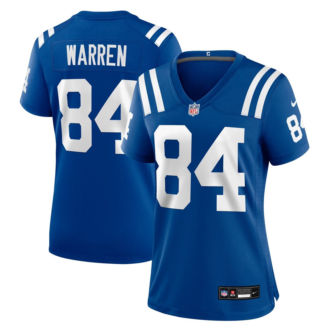Tyler Warren Indianapolis Colts Women's Game Jersey - White