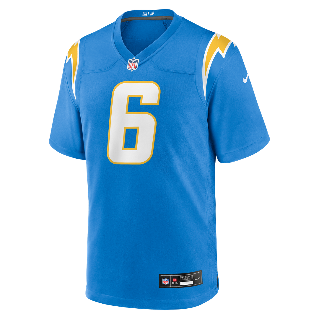 Eric Kendricks Los Angeles Chargers Game Player Jersey - Powder Blue