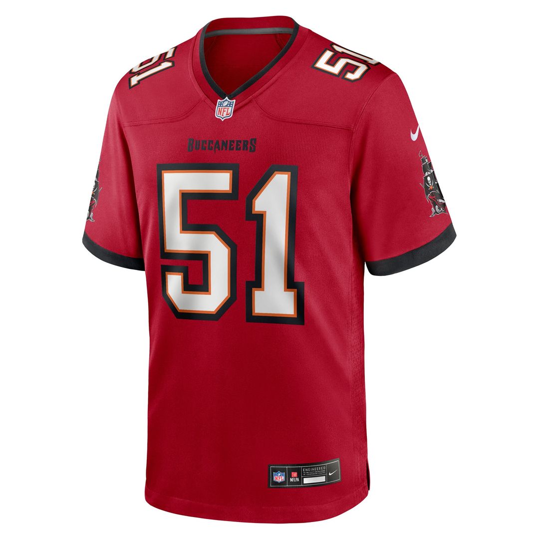 David Walker Tampa Bay Buccaneers Team Game Jersey - Red