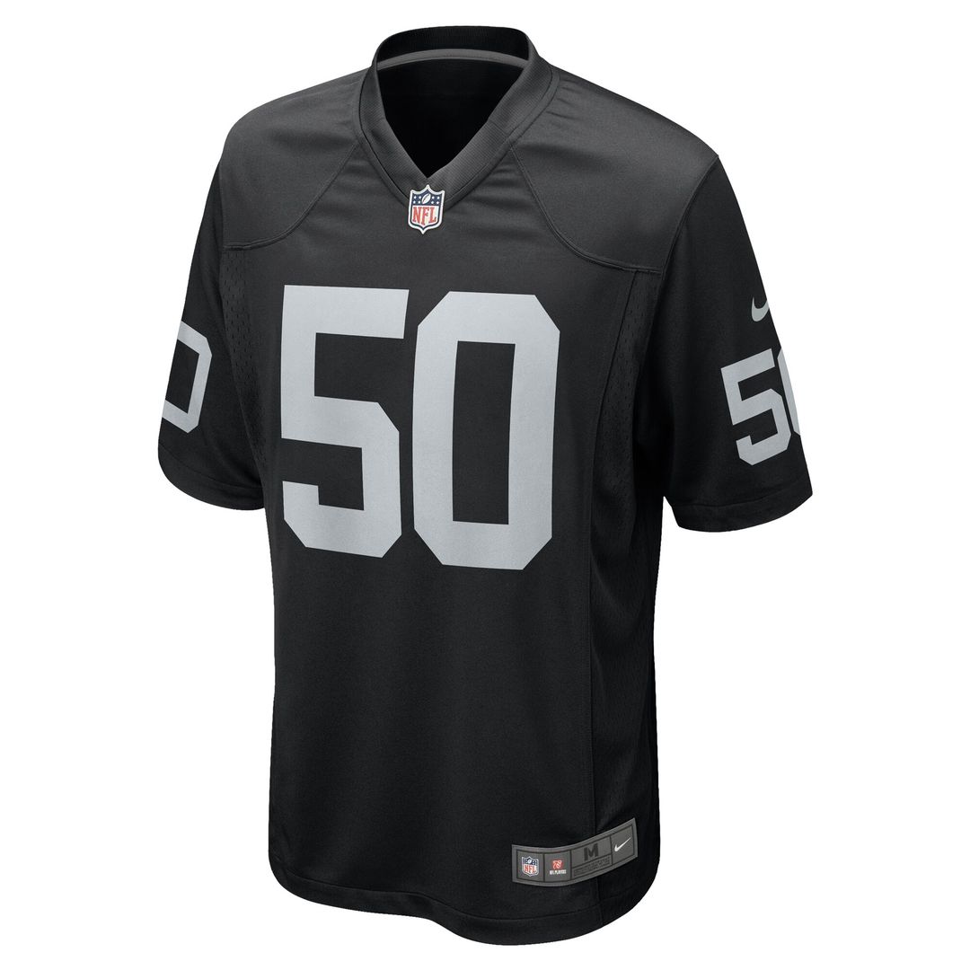 Jacob Bobenmoyer Las Vegas Raiders Game Player Jersey - Black