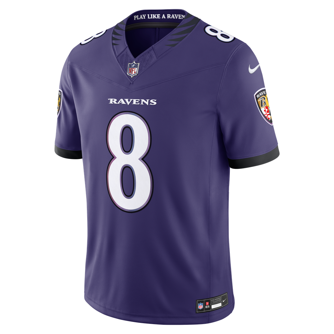 Lamar Jackson Baltimore Ravens Vapor F.U.S.E. Stitched Limited Jersey - Purple