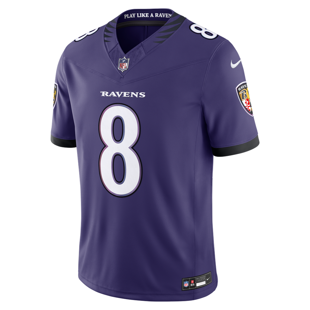 Lamar Jackson Baltimore Ravens Vapor F.U.S.E. Stitched Limited Jersey - Purple