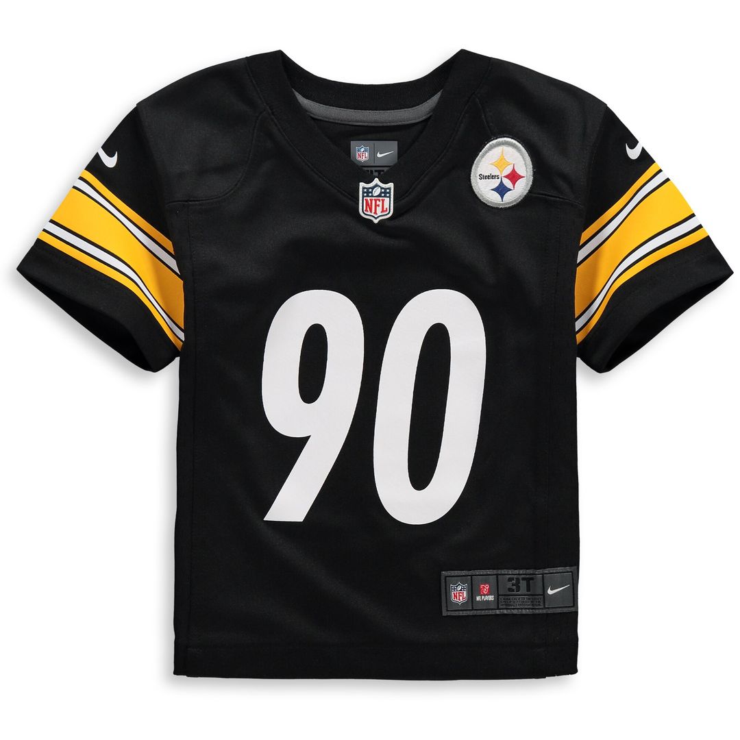 T.J. Watt Pittsburgh Steelers Toddler Game Jersey - Black