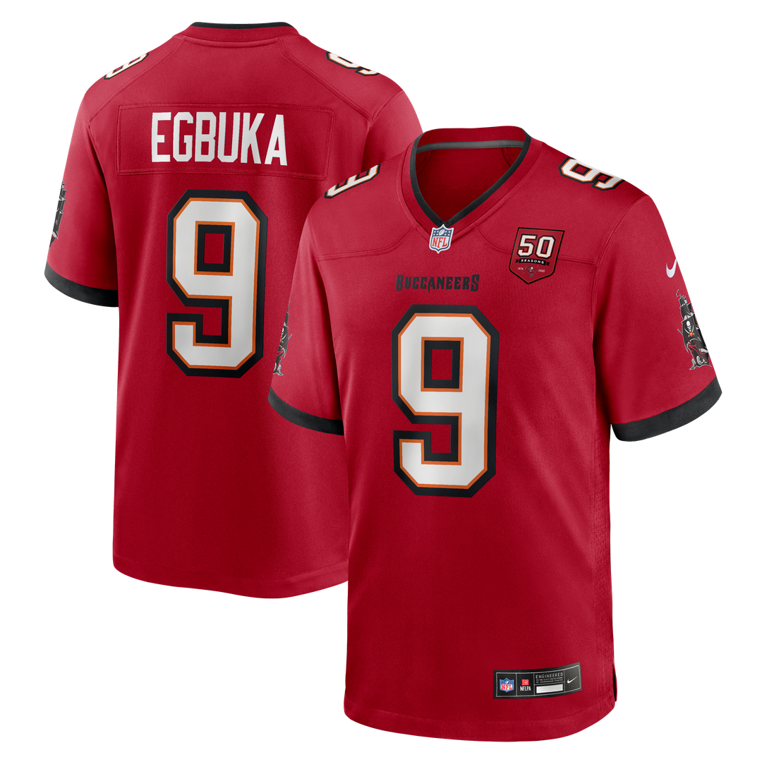 Emeka Egbuka Tampa Bay Buccaneers Team Game Jersey - Red