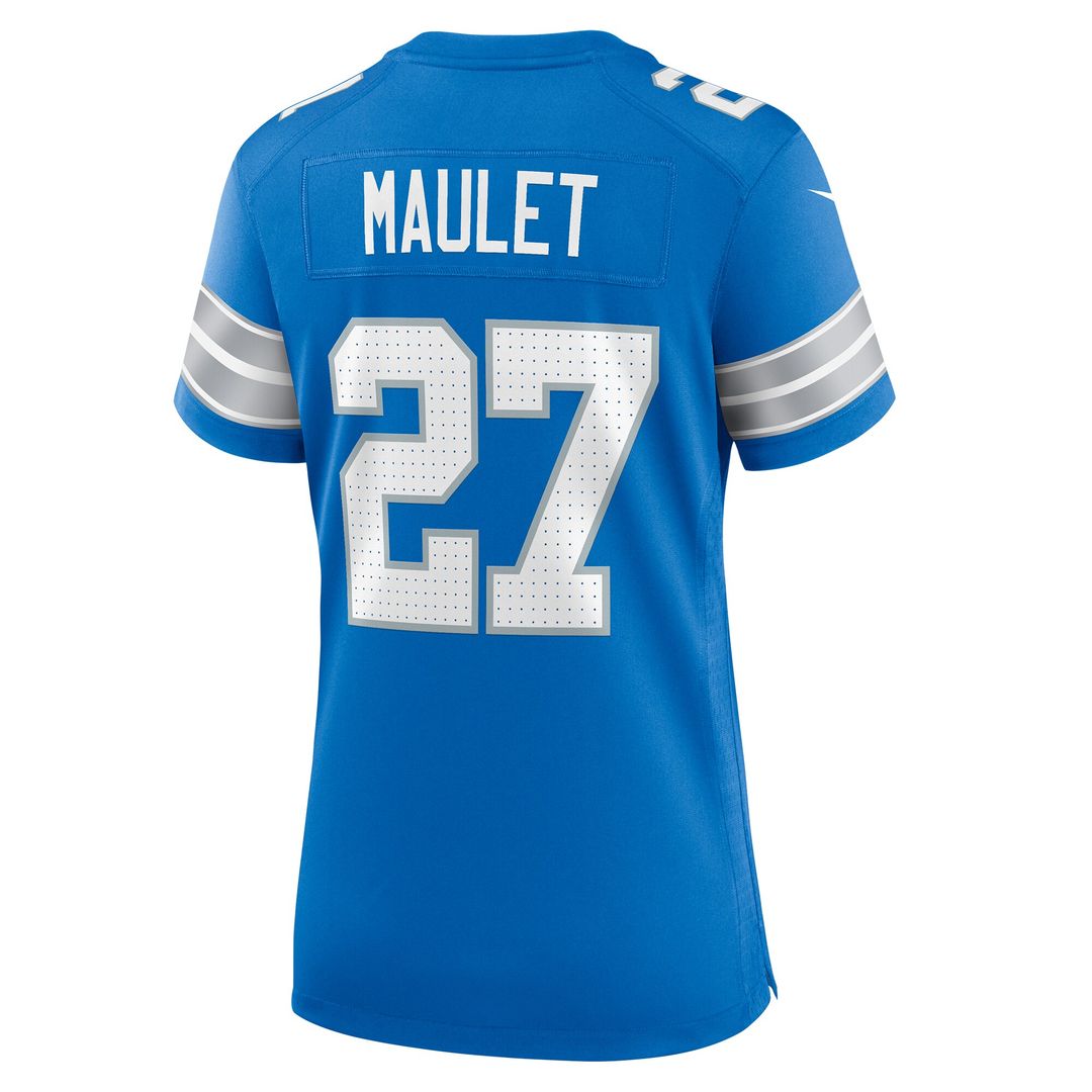 Arthur Maulet Detroit Lions Women's Team Game Jersey - Blue