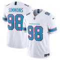 Jeffery Simmons Tennessee Titans Vapor F.U.S.E. Stitched Limited Jersey - White