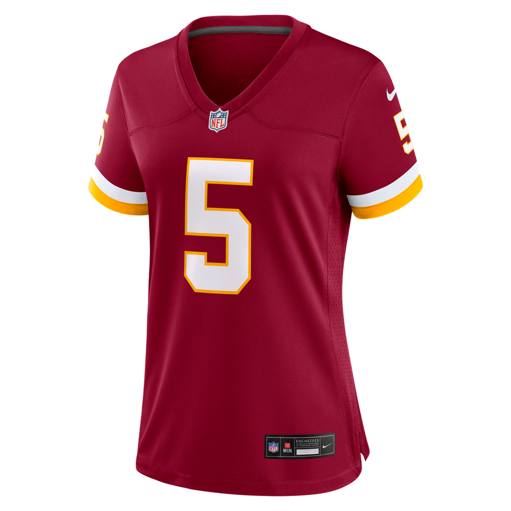Jayden Daniels Washington Commanders Women's Game Super Bowl Era Jersey - White