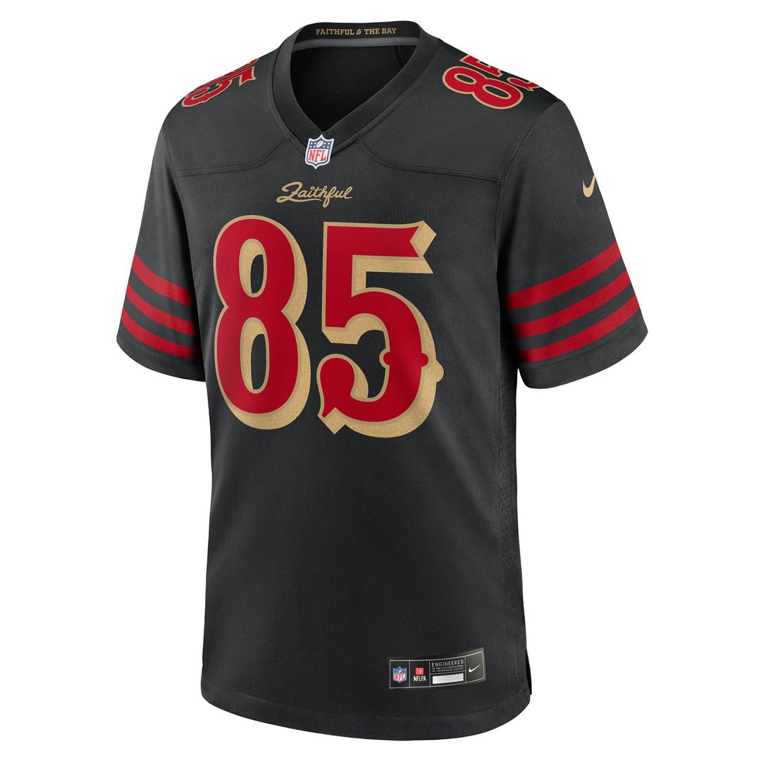 George Kittle San Francisco 49ers 2025 Rivalries Collection Game Jersey - Black