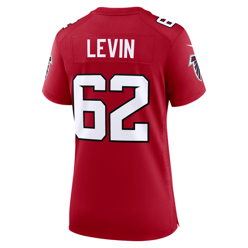 Corey Levin Atlanta Falcons Women's Team Game Jersey - Red