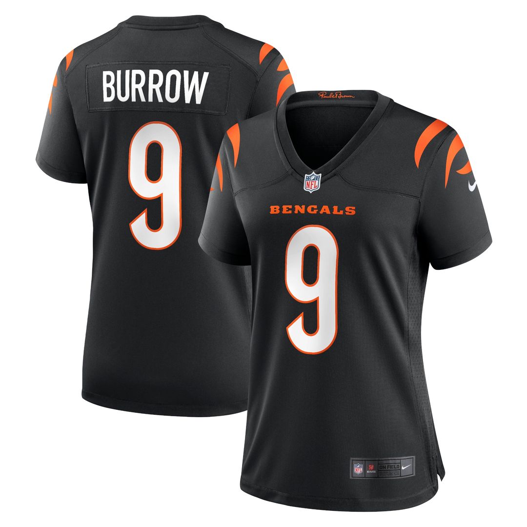 Joe Burrow Cincinnati Bengals Women's Player Game Jersey - Black