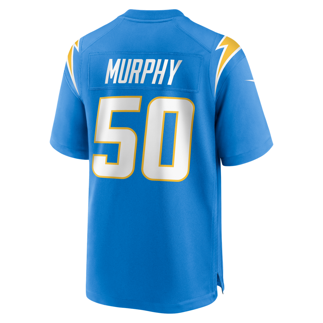 Caleb Murphy Los Angeles Chargers Team Game Jersey - Powder Blue